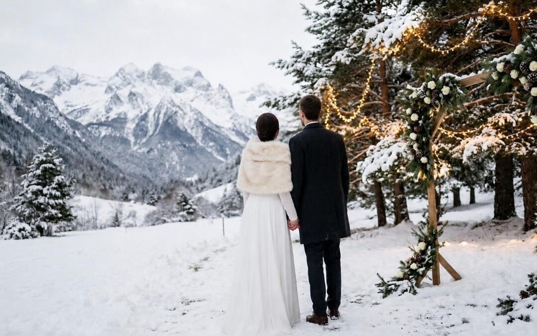 Mariage en hiver dans les Hautes-Pyrénées : organisation, décor et conseils